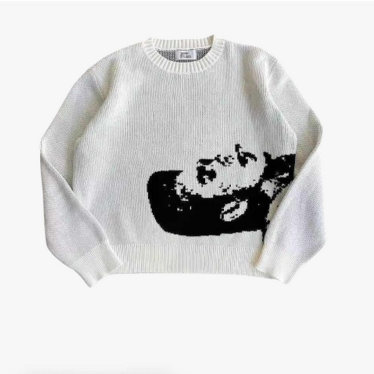 White Knit Art
