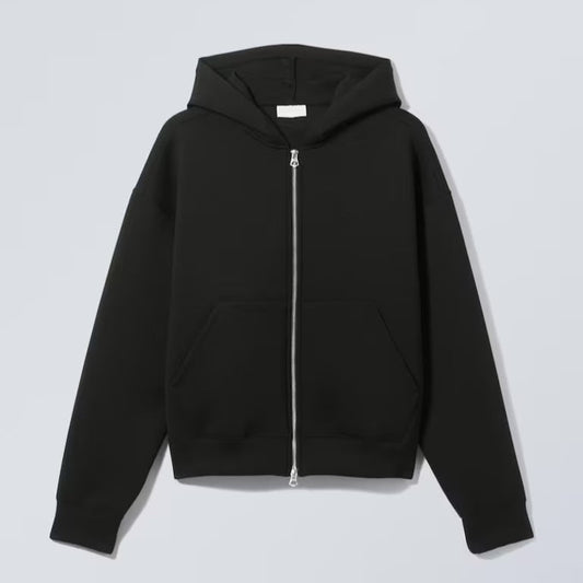 Black zip-up vest